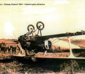 Champ Roland 1931, catastrophe aérienne