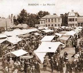 Le marché d'Hirson