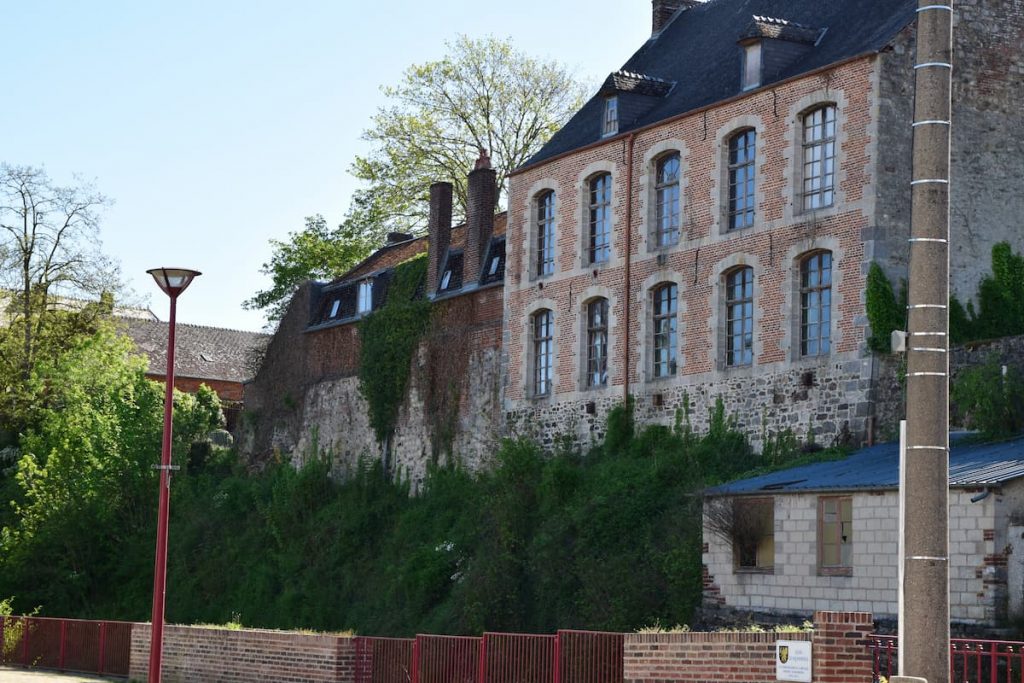Hirson, emplacement de l'ancien château