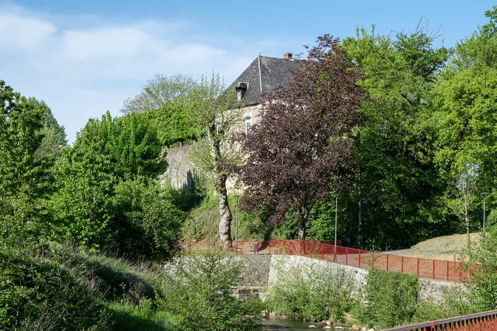 Vu vers l'ancien château
