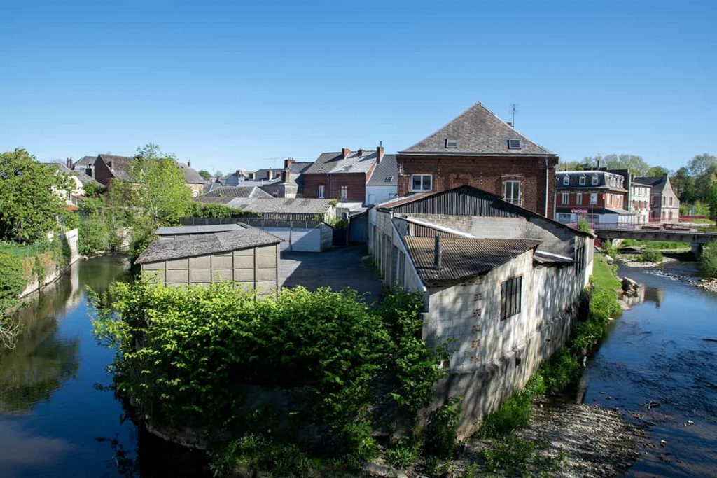 Île Notre Dame vu du pont sur l'Oise