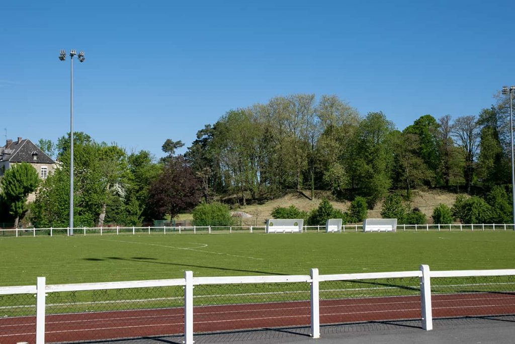 Vu sur le square Saint-Nazaire depuis le stade