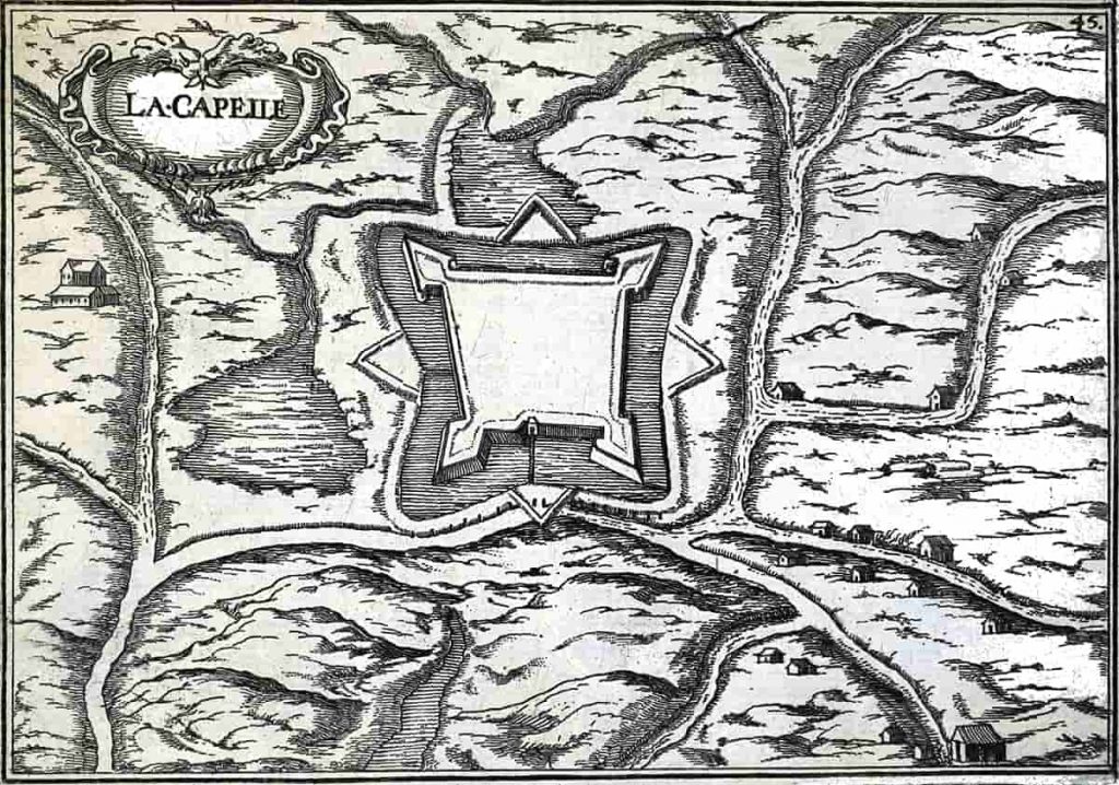 Plan de La Capelle, Nicolas Tassin, 1634