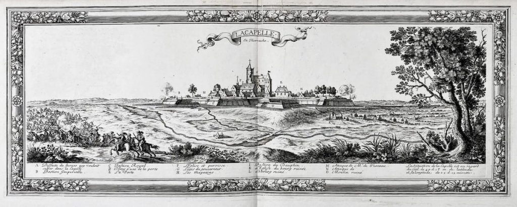 La Capelle vers 1660, par Sébastien de Pontault de Beaulieu