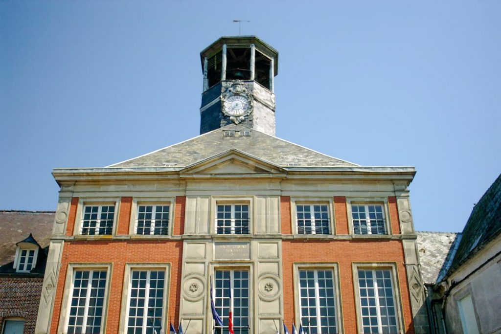 Vervins, le beffroi situé au dessus de l'hôtel de ville