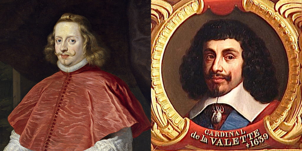 Fernando de Austria, dit le Cardinal-Infant [G. de Crayer] et Louis de Nogaret de La Valette [J.P. Franque]