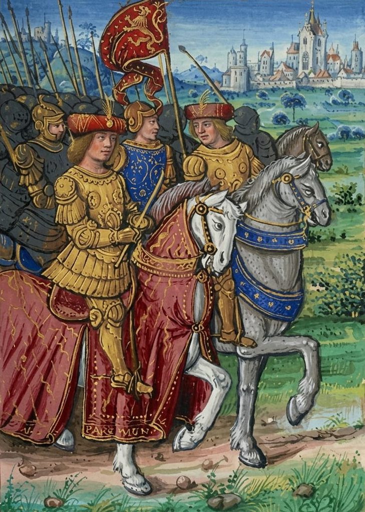 Jean de Luxembourg et Enguerrand de Monstrelet à Compiègne